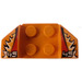 LEGO Orange Blatník Deska 2 x 2 s Flared Kolo Arches s '45' a Flames (41854)
