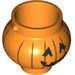 LEGO Orange Zaoblený Pot / Cauldron s Halloween Dýně (22381 / 98374)
