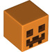 LEGO Orange Náměstí Minifigure Hlava s Minecraft Dýně Carving (20054 / 28274)