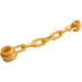 LEGO Pearl Gold Řetěz s 5 Propojení (39890 / 92338)