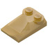 LEGO Pearl Gold Sklon 2 x 3 x 0.7 Zakřivený s Křídlo (47456 / 55015)