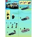 LEGO Policie Auto (Černá/zelená nálepka) 7236-1 Instructions