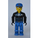 LEGO Policeman s Modrá Víčko s stříbrný Star Minifigurka
