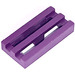 LEGO Purple Dlaždice 1 x 2 Mřížka (se spodní drážkou) (2412 / 30244)