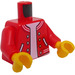 LEGO Red Baseball Jacket Minifig Trup (973 / 76382)