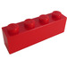 LEGO Red Kostka 1 x 4 (3010 / 6146)