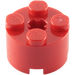 LEGO Red Kostka 2 x 2 Kulatá (3941 / 6143)