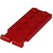 LEGO Red Závěs Deska 2 x 4 s Digger Kbelík Držák (3315)