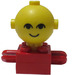 LEGO Red Homemaker Figure s Yellow Hlava