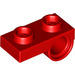 LEGO Red Deska 1 x 2 s Underside otvorem (18677 / 28809)