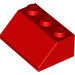 LEGO Red Sklon 2 x 3 (45°) (3038)