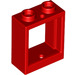 LEGO Red Okno Rám 1 x 2 x 2 (60592 / 79128)