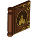 LEGO Reddish Brown Book Cover s Gold Disney Castle (24093 / 27346)