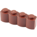 LEGO Reddish Brown Kostka 1 x 4 Log (30137)