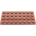 LEGO Reddish Brown Deska 4 x 8 (3035)
