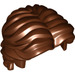 LEGO Reddish Brown Krátký Zvlněný Vlasy s Parting (26139)