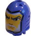 LEGO Royal Blue King Mathias Hlava s černou linkou
