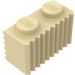 LEGO Tan Kostka 1 x 2 s Mřížka (2877)