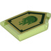 LEGO Transparent Bright Green Dlaždice 2 x 3 Pentagonal s Slime Blast Power Štít (22385 / 24421)