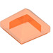 LEGO Transparent Neon Reddish Orange Sklon 1 x 1 x 0.7 Pyramida (22388 / 35344)