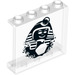 LEGO Transparent Panel 1 x 4 x 3 s Sphinx s bočními podpěrami, dutými čepy (35323 / 68415)