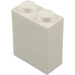 LEGO White Kostka 1 x 2 x 2 s vnitřním držákem čepu (3245)