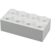 LEGO White Kostka 2 x 4 (3001 / 72841)