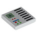 LEGO Dlaždice 2 x 2 s Control Panel s Black lines s Groove (3068 / 102322)