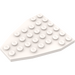 LEGO White Křídlo 7 x 6 bez zářezů (2625)
