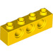 LEGO Yellow Kostka 1 x 4 s dírami (3701)