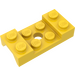 LEGO Yellow Blatník Deska 2 x 4 s Arches s Hole (60212)