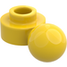 LEGO Yellow Deska 1 x 1 Kulatá s Tažná koule (Kulatá díra)