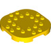 LEGO Yellow Deska 6 x 6 x 0.7 Kulatá Semicircle (66789)