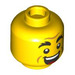 LEGO Policie Officer/Trainer (60372) Minifigure Hlava (Zapuštěný masivní čep) (3626 / 101370)
