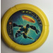 LEGO Yellow Technic Bionicle Zbraň Throwing Disc s Scuba / Sub, 3 pips, Scuba throwing disk (32171)