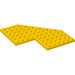 LEGO Yellow Klín Deska 10 x 10 s výřezem (2401)