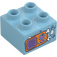 Duplo Kostka 2 x 2 s Radio a ABC (3437 / 105347)