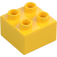 Duplo Žlutá Kostka 2 x 2 (3437 / 89461)