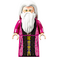 LEGO Albus Dumbledore s Magenta Robe s Sukně Minifigurka