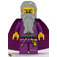 LEGO Albus Dumbledore s Fialová Robe a Plášť Minifigurka