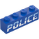 LEGO Kostka 1 x 4 s Slanted 'Policie' logo (1414 / 3010)