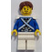 LEGO Bluecoat Voják s Strniště Vousy Minifigurka