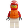 LEGO Loď Racer s oranžová Záchranná vesta Minifigurka