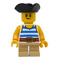 LEGO Boy Pirát s Tricorn Čepice Minifigurka