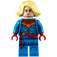 LEGO Kapitán Marvel s Žlutá Středně dlouhé vlasy  Minifigurka