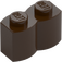 LEGO Tmavě hnědá Kostka 1 x 2 Log (30136)