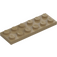 LEGO Tmavě žlutohnědá Deska 2 x 6 (3795)