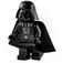 LEGO Darth Vader s Bílá Hlava a Starched Plášť s Printed Zpět Minifigurka