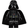 LEGO Darth Vader s Bílá Hlava a Stretchable Plášť s Printed Zpět Minifigurka