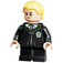 LEGO Draco Malfoy s Černá Mikina s kapucí Minifigurka